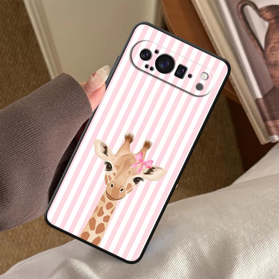 Cartoon Giraffe Funda Telefoon - Google Pixel 8A recensie en prijs