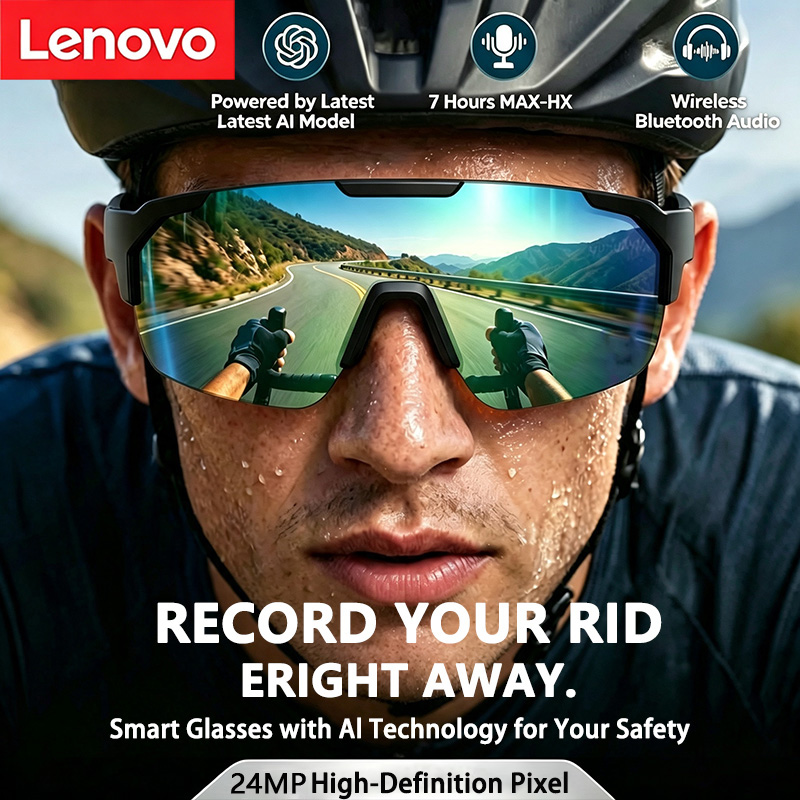 Lenovo 2400W AI Smart Fietsbri - Smart Glasses Lens recensie en prijs