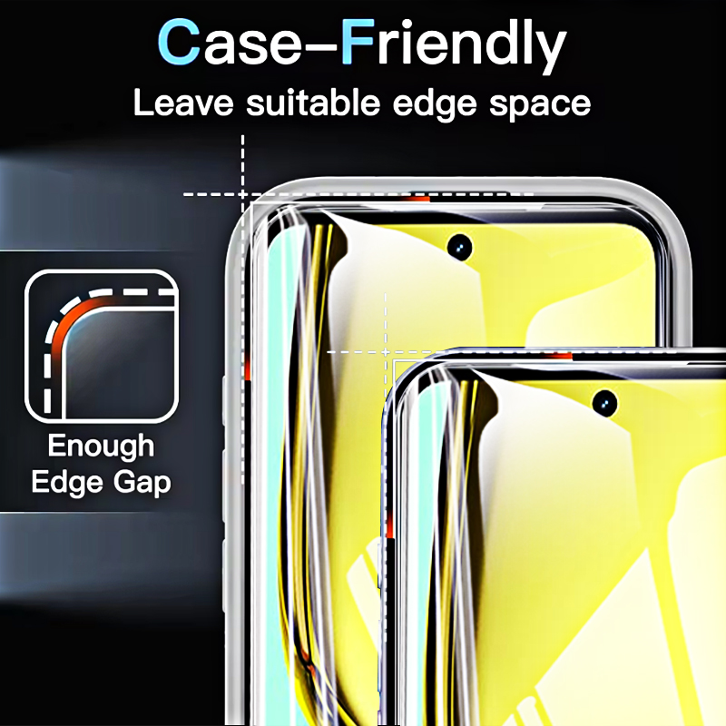 2/4PCS Front Gehard Glas voor  - Realme C67 recensie en prijs